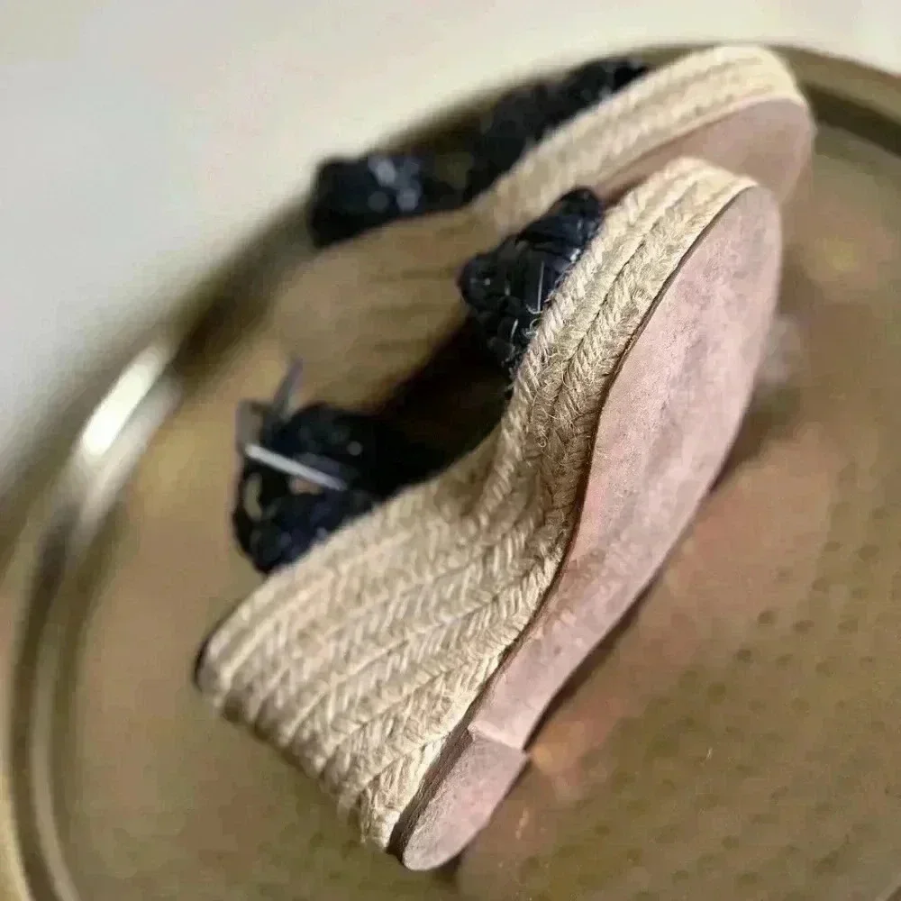 Hermès Sophia Leather Espadrilles